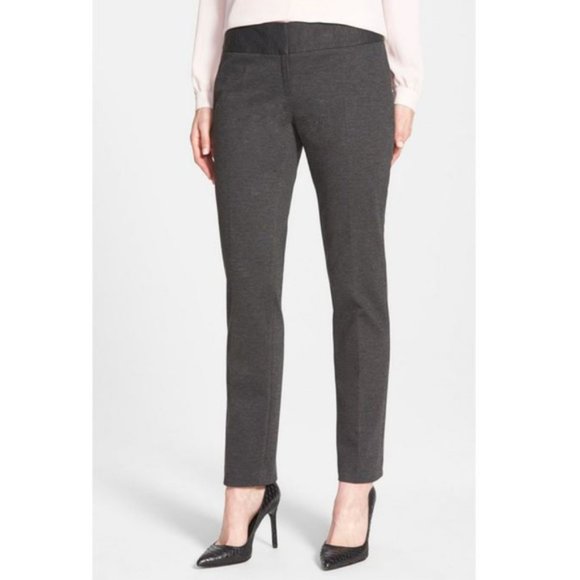 Vince Camuto Pants - VINCE CAMUTO KNIT GRAY GREY PONCE ANKLE PANTS 8